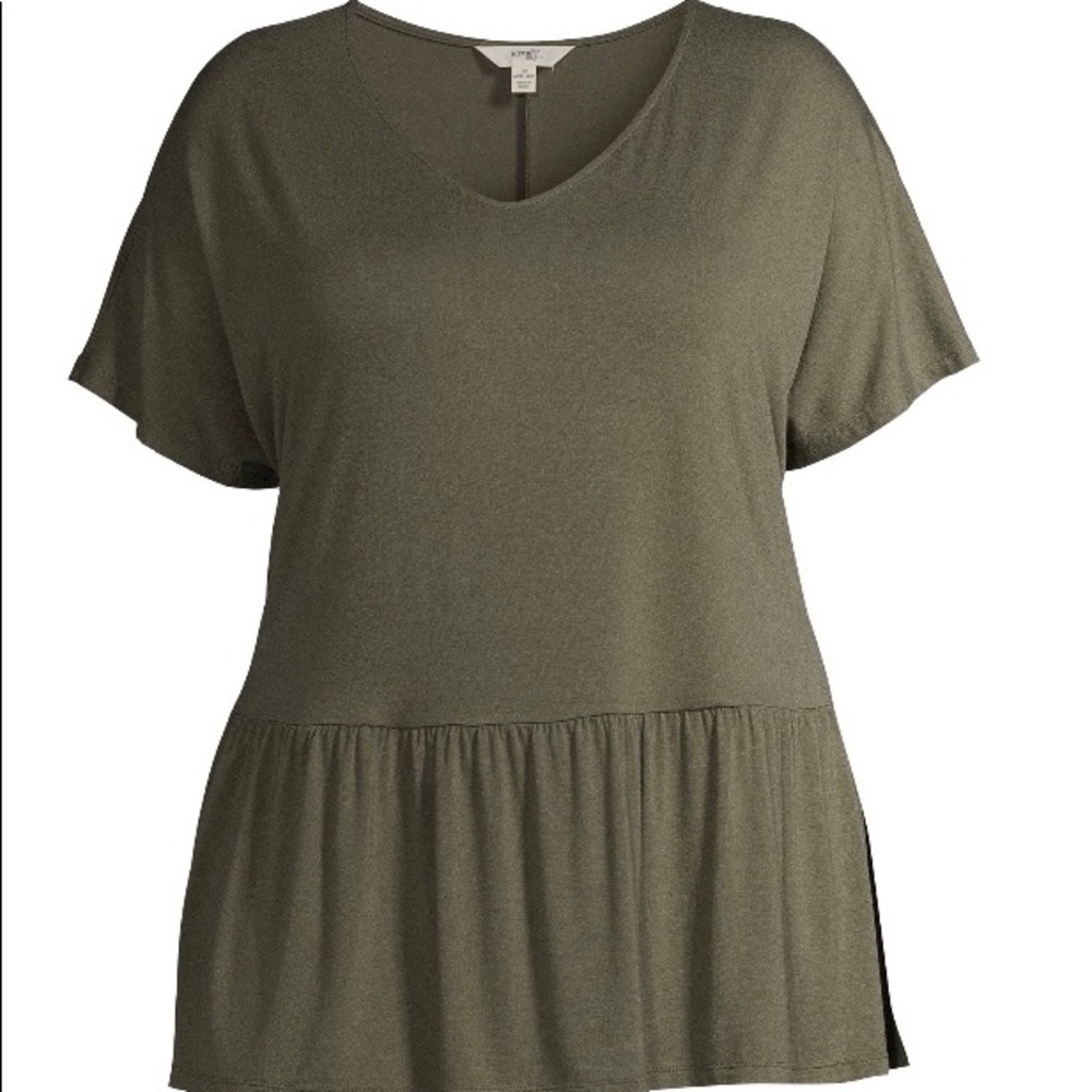Plus size baby doll top NWT